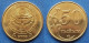 KYRGYZSTAN - 50 Tiyin 2008 KM# 13 Independent Republic (1991) - Edelweiss Coins - Kirguistán