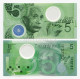 De La Rue - Albert Einstein "5" Type II - Guardian Polymer Specimen Test Note Unc - Fiktive & Specimen