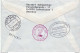 Postal History Cover: Liechtenstein R Cover With Olympic Games Sets Sent By Train Post To Lake Placid And Returned - Hiver 1980: Lake Placid