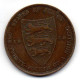 JERSEY, 1/24 Shilling, Bronze, Year 1909, KM # 9 - Jersey