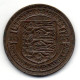 JERSEY, 1/12 Shilling, Bronze, Year 1923, KM # 14 - Jersey