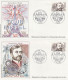 " GUSTAVE EIFFEL " Sur 2 Enveloppes 1er Jour De 1982 Ed° LNF N° YT 2230. Parfait état FDC à Saisir !!! - Monumenti