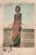 Ethnologie Afrique (Libye) Costumi Tripolini, Ragazza Indigena (Indigène En Costume De Tripoli) Carte De 1912 - Afrika