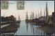 F-EX45878 SWEDEN SUEDE SVERIGE 1913 POSTCARD LANDSKRONA SHIP BILBAO SPAIN.  - Autres & Non Classés