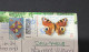 23-11-2023 (3 V 15) Germany (posted To Australia With Butterfly Stamp) 3-D Birds - Carte En 3 Dimention - Kirchen U. Kathedralen