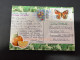 23-11-2023 (3 V 15) Germany (posted To Australia With Butterfly Stamp) 3-D Birds - Carte En 3 Dimention - Kirchen U. Kathedralen