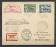 RUSSLAND RUSSIA 1931 Polarfahrt Luftschiff Graf Zeppelin Leningrad - Friedrichshafen Registered Letter Zeppeline - Cartas & Documentos