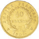 Premier Empire- 40 Francs Napoléon Ier 1809 Lille - 40 Francs (gold)