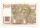 Billet, France, Jeune Paysan, 29-4-1948, UNC, 2 Scans - 100 F 1945-1954 ''Jeune Paysan''