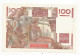 Billet, France, Jeune Paysan, 29-4-1948, UNC, 2 Scans - 100 F 1945-1954 ''Jeune Paysan''