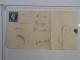 DF17 FRANCE  SUR  LETTRE 1854 ST AVOLD  +N°14+CACHET PERLé   +AFF. INTERESSANT++ + - 1853-1860 Napoleon III