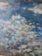 Delcampe - G. TRIBAUDINO (XXème) Huile Sur Papier  "La Rivière " Datée 1972 Sous Verre Cadre Bois Doré - Oils