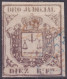 DER-170 CUBA SPAIN ANTILLES LG-2181 10r BROWN REVENUE DERECHO JUDICIAL FORGERY.  - Voorfilatelie