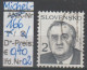 1993 - SLOWAKEI - FM/DM "Michal Kovac"  2 Sk Schwärzl' Grau - O  Gestempelt - S.Scan (166o 01-02 Slowakei) - Oblitérés