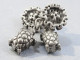 Delcampe - BOUCLES D'OREILLES TORTUES EN METAL ARGENTE - Boucles D'oreilles