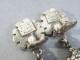 Delcampe - BOUCLES D'OREILLES TORTUES EN METAL ARGENTE - Boucles D'oreilles