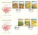 Rwanda FDC 14-2- 1983 Agriculture Complete Set Of 10 On 3 Covers With Cachet 1 Cover Have A Brown Stain In The Left Side - 1980-1989