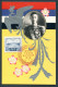 RC 26421 JAPON 1935 VISITE DE L'EMPEREUR DU MANDCHOUKOUO RED COMMEMORATIVE POSTMARK FDC CARD VF - Brieven En Documenten