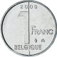 Belgique, Albert II, Franc, 2000, Série FDC, FDC, Nickel Plated Iron, KM:187 - 1 Franc