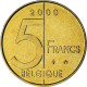 Belgique, Albert II, 5 Francs, 5 Frank, 2000, Série FDC, FDC, Bronze-Aluminium - 5 Francs