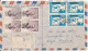 India Registered Air Mail Cover Sent To Finland 19-11-1967 With A Lot Of Stamps On Front And Backside Of The Cover - Luchtpost