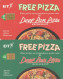 UK, BCC-072 And 073, Deep Pan Pizza - Green And Red,  2 Scans. - BT General