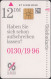 Germany P16/96 T-Aktie - Polizist - Modul 20 (010 30 1 ) - P & PD-Series: Schalterkarten Der Dt. Telekom