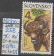 1996 - SLOWAKEI - FM/DM "Naturschutz - Wisent" 4 Sk Mehrf. - O  Gestempelt - S.Scan (258o 01-03 Slowakei) - Gebruikt