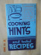 Cooking Hints And Tested Recipes - Winifred Carter - Procter & Gamble Co. 1967 - Nordamerika