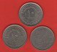 EGYPT - 3 X 10 PIASTRES 1970, 1971 - Egipto