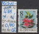 2004 - SLOWAKEI - FM/DM "Blumen - Lilie" 8 Sk Mehrf. - O Gestempelt - S.Scan (478o 01-03 Slowakei) - Oblitérés