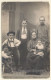 Bavarian Farmer Family With 2 Teddy Bears / Edelweiss Tracht  (Vintage RPPC ~1910s) - Jeux Et Jouets