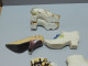 Delcampe - - LOT De  11 SABOTS CHAUSSURES MINIATURES PORCELAINE 1 RESINE OBJETS VITRINE  E - Otros & Sin Clasificación