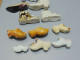 Delcampe - - LOT De  11 SABOTS CHAUSSURES MINIATURES PORCELAINE 1 RESINE OBJETS VITRINE  E - Otros & Sin Clasificación