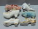 Delcampe - - LOT 6 Grands SABOTS CHAUSSURES PORCELAINE BARBOTINE COLLECTION VITRINE  E - Sonstige & Ohne Zuordnung