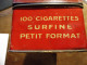Delcampe - BOITE A CIGARETTES  En Métal  " Le Khédive "  Avec Nombreux Blasons Des Pays Clients   Dimensions = 15 X 7 X 5cm - Boites à Tabac Vides