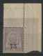 N° 45 Neuf ** (MNH) Cote 14 € 75 Ct Sur 5 Fr Lilas Avec Coin De Feuille. TB - Unused Stamps