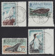 TAAF 1960 - Mi-Nr. 19-22 Gest / Used - Vögel / Birds - Robben / Seals - Oblitérés