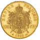 Second-Empire- 100 Francs Napoléon III Tête Laurée 1866 Paris - 100 Francs (oro)