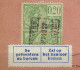 PERFIN / PERFO "ES" Van Firma ERNEST SOENENS Op Ontvangkaart Met HOUYOUX  ; Details En Staat Zie 3 Scans ! LOT 231 - 1909-34