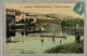 CPA -SAINT-ETIENNE-de-REMIREMONT (88) Pêche Sur La Moselle à Bellevue En 1910 - Carte Colorisée D'aspect Toilé - Saint Etienne De Remiremont