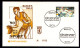 BERLIN 1990 - Michel Nr. 864/865 FDC - Sporthilfe - Wasserball, Rollstuhl-Basketball - 1981-1990