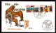 BERLIN 1989 - Michel Nr. 838/841 FDC - Jugend - Zirkus - 1981-1990