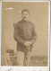 BRUXELLES .-- Photographie D'un MILITAIRE Par Jérome LEVAQUE ( Rue NEUVE , 20 ) . - Personnages Célèbres