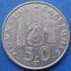 NEW CALEDONIA - 50 Francs 2009 "Hut" KM# 13 French Associated State (1998) - Edelweiss Coins - New Caledonia