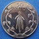 VANUATU - 50 Vatu 2009 "Yam Tubers" KM# 8 Independent Republic (1980) - Edelweiss Coins - Vanuatu