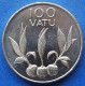 VANUATU - 100 Vatu 2009 "Sprouting Bulbs" KM# 9 Independent Republic (1980) - Edelweiss Coins - Vanuatu