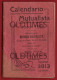 PORTUGAL - LISBOA - CALENDÁRIO - MUTUALISTA - 1918 - Formato Grande : ...-1900