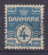 Denmark 1905 Mi. 45 A, 4 Øre Wellenlinien ERROR Variety 'MÆR' Attached To Each Other (2 Scans) - Varietà & Curiosità