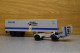 Delcampe - Lion Car Nr.36 DAF Oplegger Philips Eindhoven Scale 1:50 Philips SL Lampen - Trucks, Buses & Construction